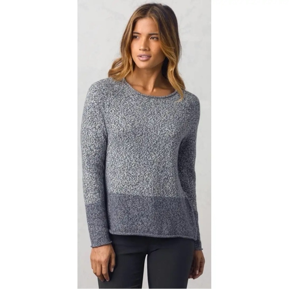 PrAna Astrid Sweater, Charcoal Gray, Size S